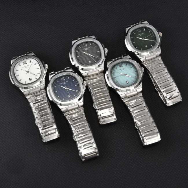 שעון נאוטילוס כסף נירוסטה